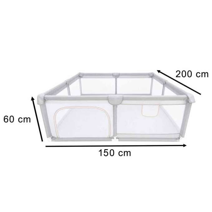 Foldable playpen dry pool children's playground 150x200cm