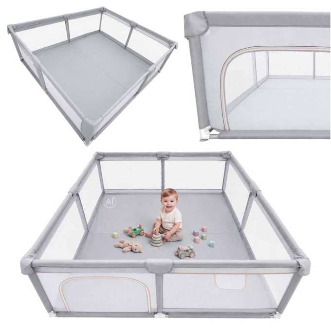 Foldable playpen dry pool children's playground 180x200cm