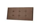 Foldable velour ottoman with under-seat storage 76x38x38 cm brown 8