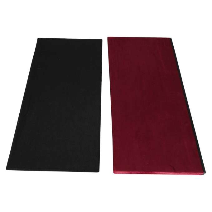Foldable velour ottoman with under-seat storage 76x38x38 cm burgundy
