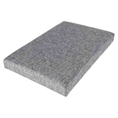Folding pouffe with storage space 50x31x31cm gray