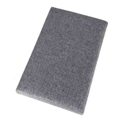 Folding pouffe with storage space 50x31x31cm gray