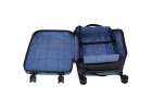 Folding travel case on wheels 45l blue 10