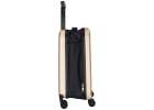Folding travel case on wheels 45l champagne 7
