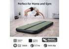 Gymnastic mattress exercise path acrobatic pump 300x100x10cm green 2