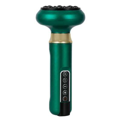 Handheld electric Chinese cupping massager USB 12 levels green