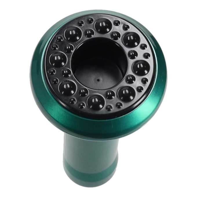 Handheld electric Chinese cupping massager USB 12 levels green