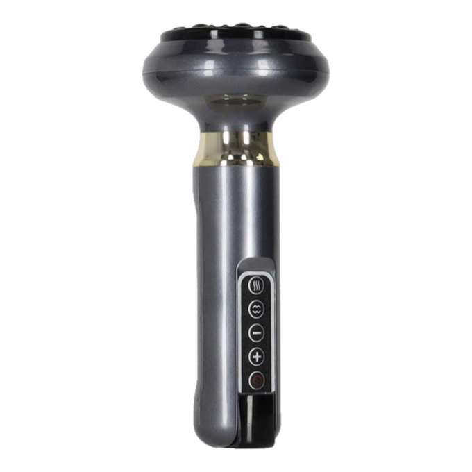 Handheld electric Chinese cupping massager USB 12 levels grey