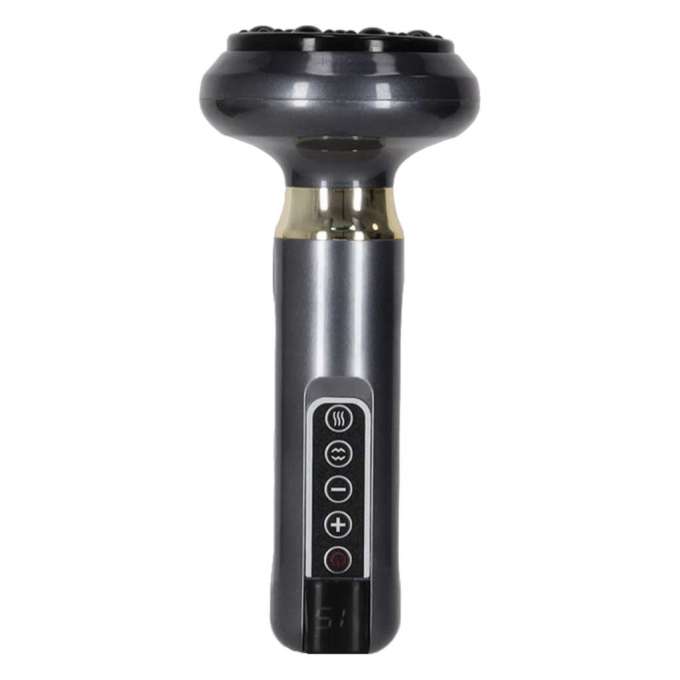 Handheld electric Chinese cupping massager USB 12 levels grey