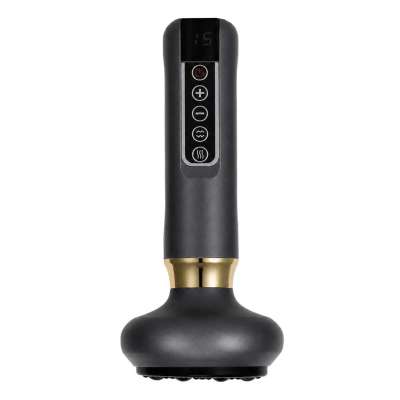 Handheld electric Chinese cupping massager USB 12 levels grey
