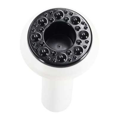 Handheld electric Chinese cupping massager USB 12 levels white