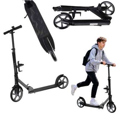 Hulajnoga miejska Trike Fix składana koła 200mm czarno-szara