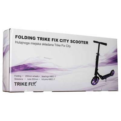 Hulajnoga miejska Trike Fix składana koła 200mm fioletowa