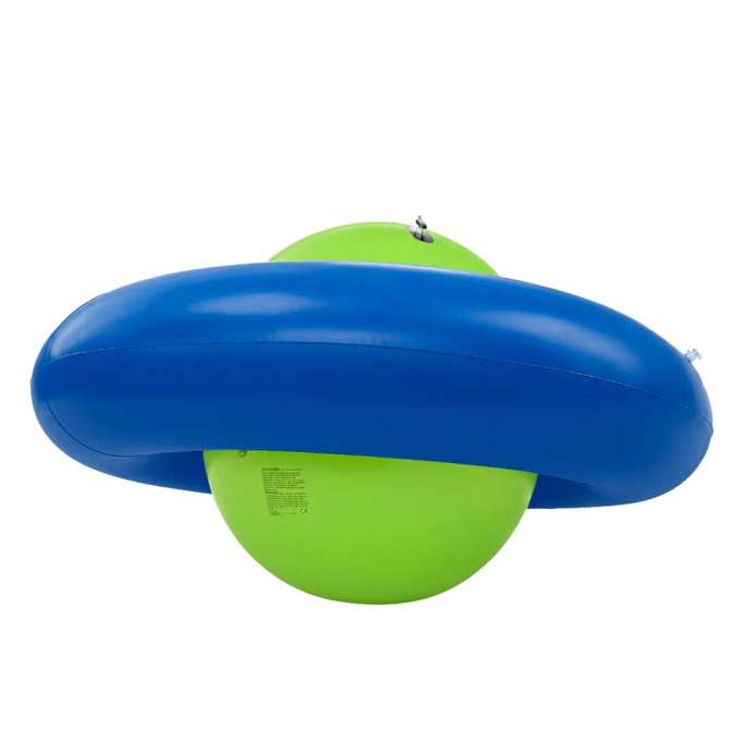Inflatable rocking balance swing for 3 children with handles