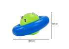 Inflatable rocking balance swing for 3 children with handles 12