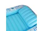 Inflatable swimming mattress with cushion blue 4