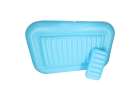 Inflatable swimming mattress with cushion blue 8