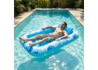 Inflatable swimming mattress with cushion blue 12