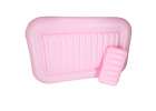 Inflatable swimming mattress with cushion pink 8