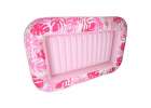 Inflatable swimming mattress with cushion pink 10