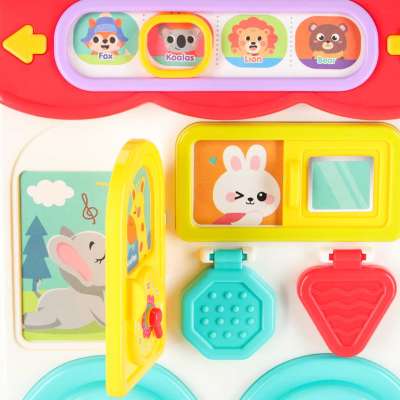 Interactive manipulative board car light sound