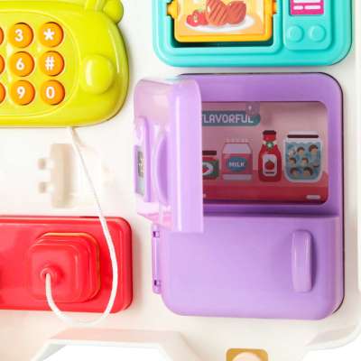 Interactive manipulative board car light sound