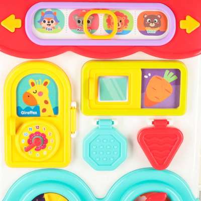 Interactive manipulative board car light sound