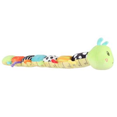 Interactive musical plush caterpillar toy