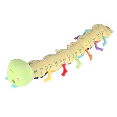 Interactive musical plush caterpillar toy