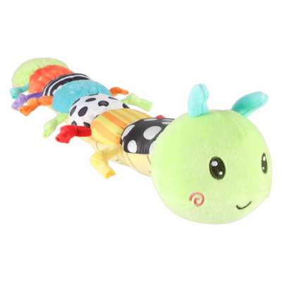 Interactive musical plush caterpillar toy