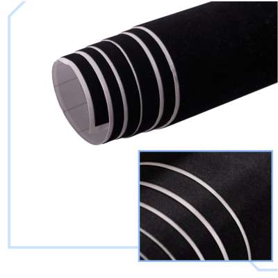 Black velvet film roll 1,35 x 15 m