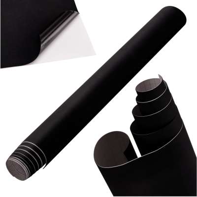 Black velvet film roll 1,35 x 15 m