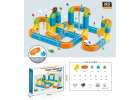 Magnetic Building Blocks Race Track and Trains Set 140 Pieces 8
