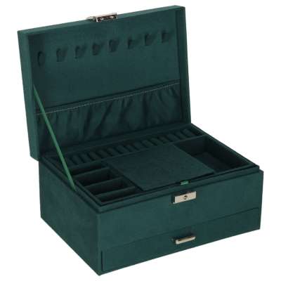 Jewellery box organiser green