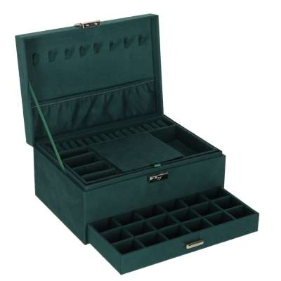 Jewellery box organiser green