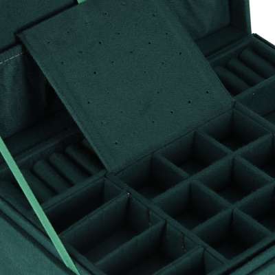 Jewellery box organiser green