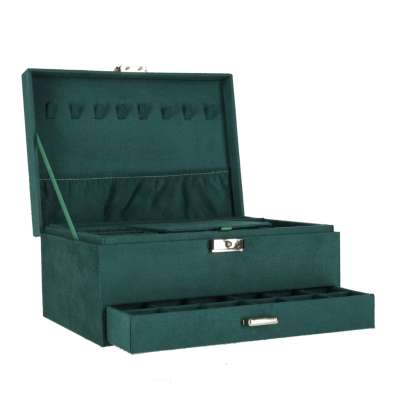 Jewellery box organiser green