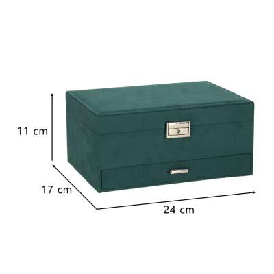 Jewellery box organiser green