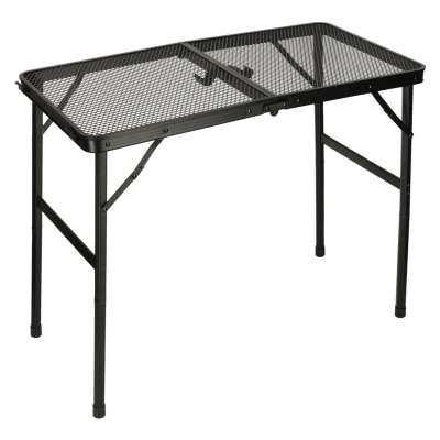 LUARO Folding Camping and Catering Table 80 x 66 x 40 cm