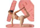 Sound-absorbing non-slip yoga mat 125 x 61.5 x 0.6 cm pink 1