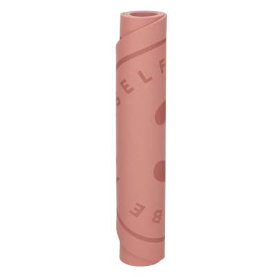 Sound-absorbing non-slip yoga mat 125 x 61.5 x 0.6 cm pink