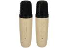 Karaoke speaker 2 microphones white 8