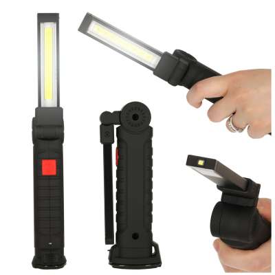 USB COB Workshop Flashlight with Magnet and Rechargeable Battery
