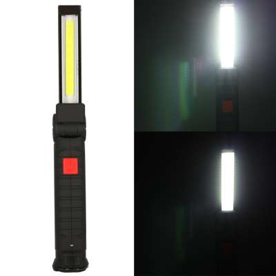 USB COB Workshop Flashlight with Magnet and Rechargeable Battery
