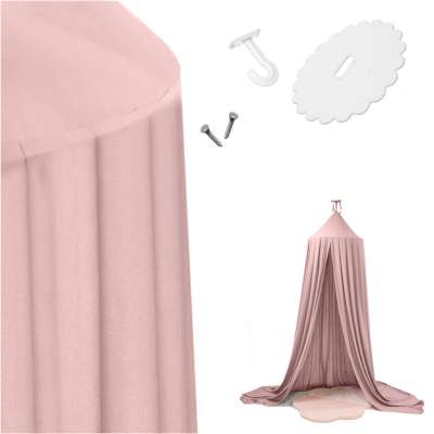 Canopy curtain tipi tent hanging light pink