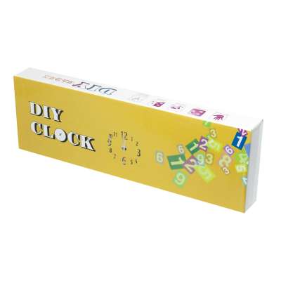 Wall clock large 80-120cm black 4 digits