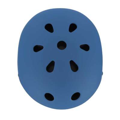 Kask rowerowy dla dziecka Trike Fix dziecięcy regulowany LED M 55-58cm granatowy