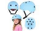 Kask rowerowy dla dziecka Trike Fix dziecięcy regulowany LED M 55-58cm niebieski 1