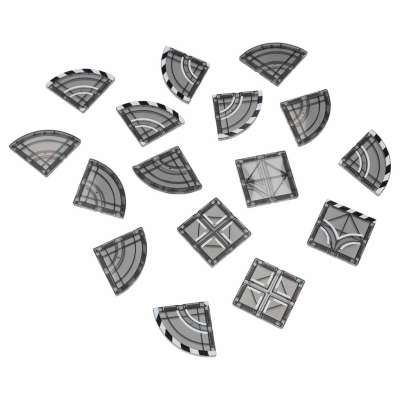 Klocki magnetyczne konstrukcyjne 3D straż pożarna 2 samochody 92 elementy