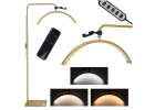 LED eyelash extension lamp 36W adjustable cosmetic shadowless arc gold 1
